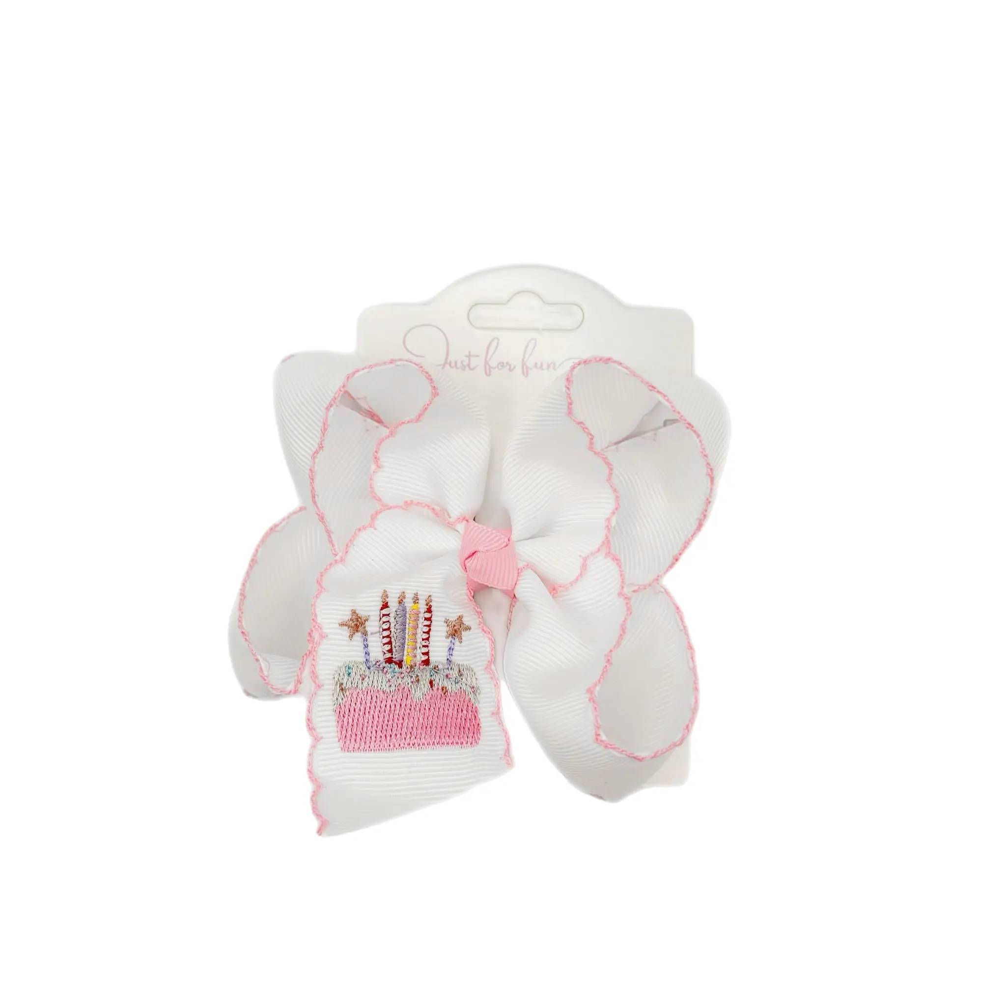 Birthday Cake Hair Bow