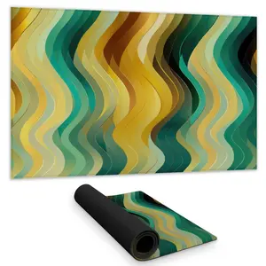 MWW C1DM142458RVF6 14 x 24 in. Rich By Design - Turquoise Gaming Mat for Home Decor