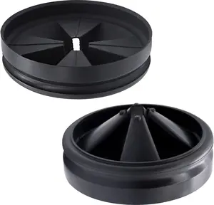 Kitchen Sink Splash Guard 2 Pack Sink Baffle for 3.25 Inch Universal Garbage Disposal Water Splash Guard with Quiet Collar Durable Non-Splash Silicone