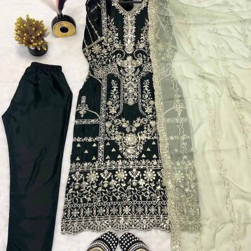 dark green eid dress - TikTok Shop