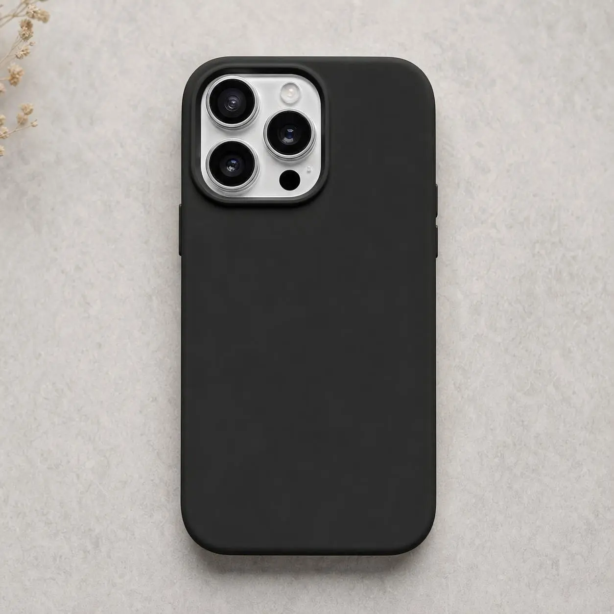 Solid Color Liquid Silicone Phone Case With Camera Control Button, Soft TPU Shockproof Anti-Scratch Protective Cover, Christmas Themed Accessory Compatible with iPhone 11-17 Protection Protector
