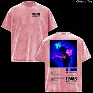 Omar Courtz Shirt – Omar Courtz Vintage Acid Washed Oversized Graphic T Shirt, Latin Trap Album Aesthetic Neon Art Print, Retro Music Collage Streetwear, Soft Heavyweight Cotton Unisex Tee, Gift for Latin Music Fans G4M