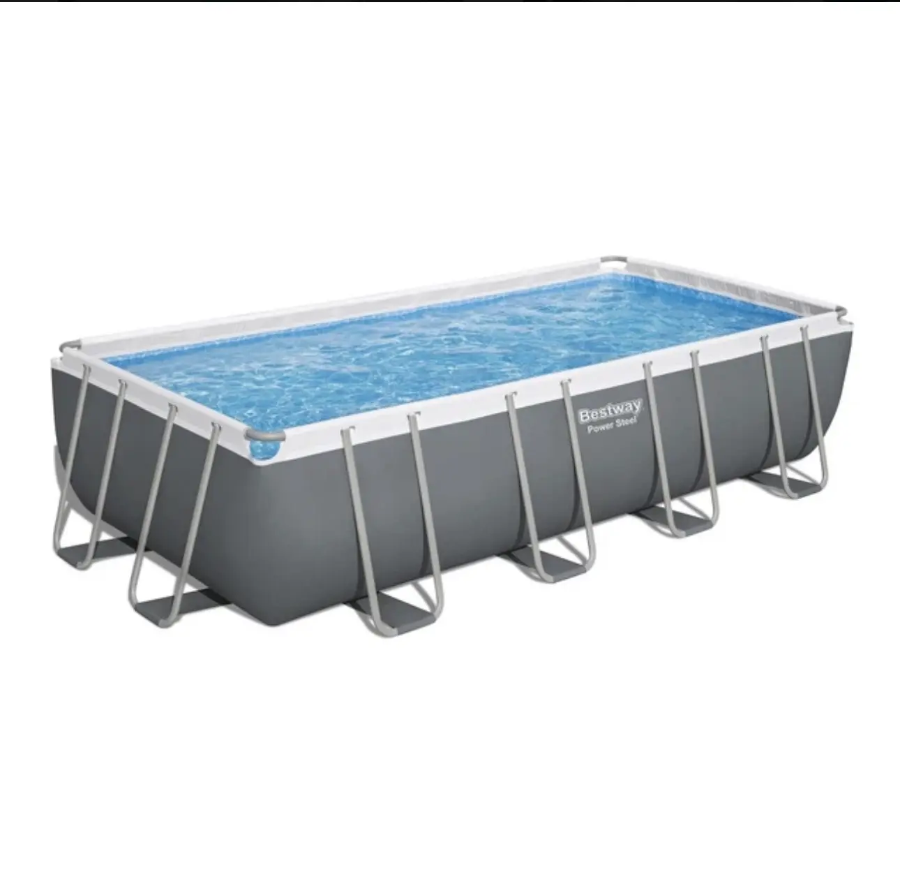 Bestway 18ft x 9ft x 48in Above Ground Swimming Pool w/Ladder & Pump