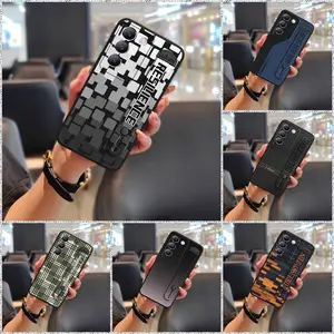 masculine Kickstand Phone Case For VIVO T3 5G/V30 Lite 5G/V40SE 5G simple mature Anti-dust Dirt-resistant geometry Waterproof personality Back Cover Phone Holder Shockproof