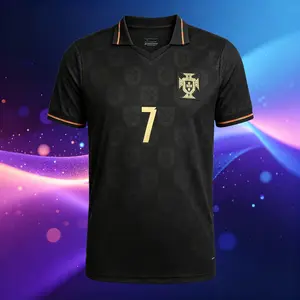 2026 Portugal Home Short Sleeve 7# Ronaldo Soccer Jersey Red And Away Green Quick Drying