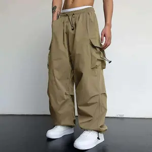 Women's Harajuku Cargo Parachute Pants - Lightweight and Breathable - Fashion