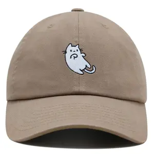 Cat Premium Dad Hat Embroidered Baseball Cap Laying Down Lazy Cat Embroidered Dad Hat Cotton Baseball Cap Cat Lover’s Embroidered Baseball Cap  for Cat Lovers