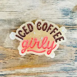 Fall "Iced Coffee Girly" Car Freshie