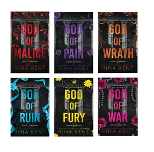 Legacy of Gods By Rina Kent (6 book series): God of Malice, God of Pain, God of Wrath, God of Ruin, God of Fury, God of War