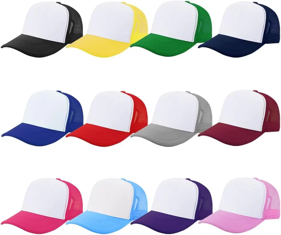 Customizable Blank Mesh Trucker Hats