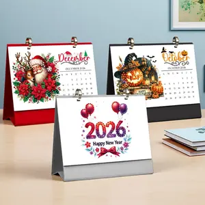 Cute Holiday Diamond Painting DIY Calendar, New Year Desk Calendar, Creative Handmade Decor, Perfect Gift for Girlfriend, Christmas Present