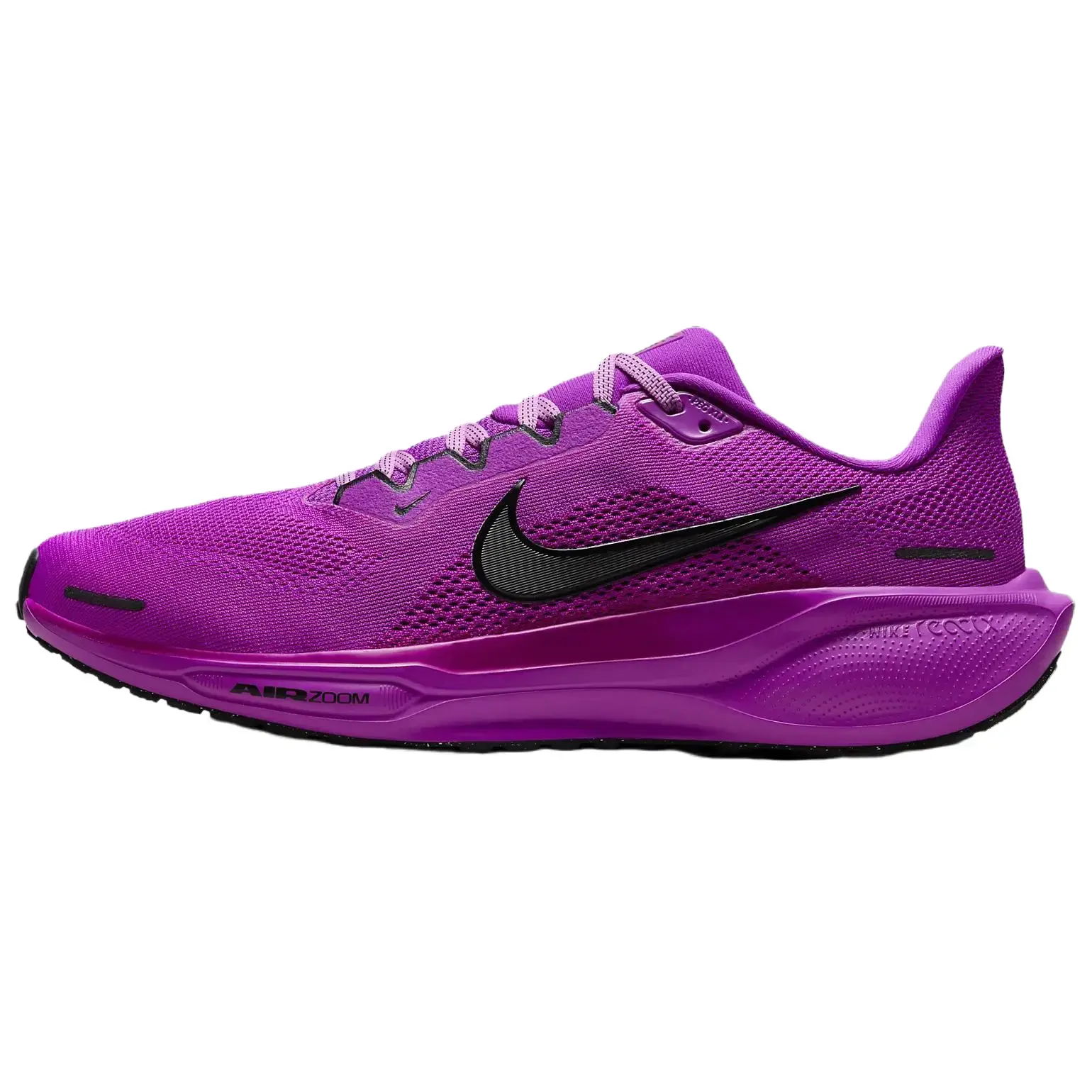 NIKE Men's Air Zoom Pegasus 41 Running Sneaker - Hyper Violet, Mesh Upper, Responsive Fit, Sporty Look, Zoom Cushion, Multi-Size Athletic Shoes