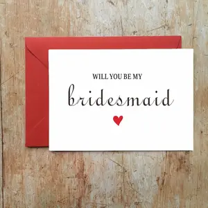 1pc, Bridesmaid Proposal Card, Will You Be My Bridesmaid Card, Bridesmaid Proposal, Wedding, Small Business Supplies, Thank You Cards, Birthday Gift, Cards, Unusual Items, Gift Cards