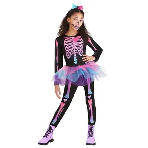 Girls Rainbow Skeleton