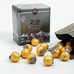 Aged Yunnan Raw Pu'er Dragon Pearls 125g Box