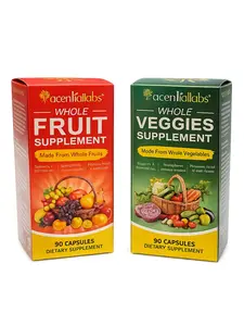Fruits & Veggies Blend – 180 Vegetarian Capsules – 2 Bottles