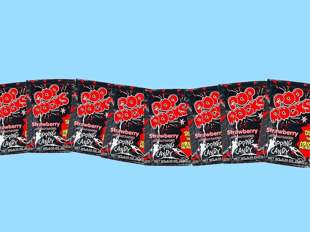 Pop Rocks Packets Pop Rocks Strawberry Bulk (0.33 oz) – 72 Pack Strawberry Flavored Pop ...