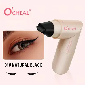 O'CHEAL All-in-One Eyeliner Stamp Pen Natural Black & Dark Brown Waterproof Sweatproof Perfect Winged Liner Hack