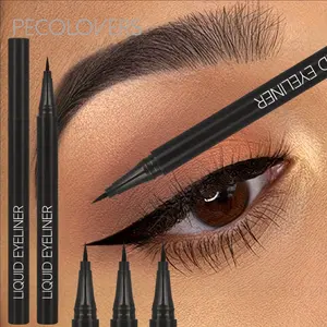 5pcs Waterproof and Long-Wearing Black Liquid Eyeliner Pens - Smooth and Fast-Drying, Hard to Remove Makeup Eye Makeup Supplies, Eye Makeup Products