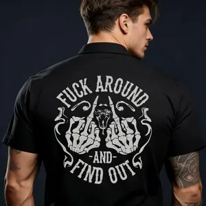 FAFO Graphic T  Trending Now  -shirt - Fck Around and Find Out Funny Graphic Tee For Dad, Father's Dad Gifts Idea, Father's Dad Shirt, Ideal Father's Day Gift.