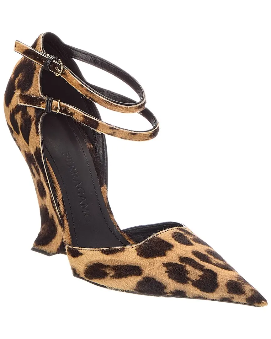 Ferragamo Vidya X5 100 Leather Pump