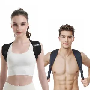 GETBED Fitness Heavy Shoulder Straps, Open Shoulder Assist Strap for Men & Women - Shoulder Support, Bench PressesShoulderTraining Straps, Press Lifts, Chest Straight, Straight Back Assist Straps, Adjustable & Comfortable Support for Gym & Daily Use