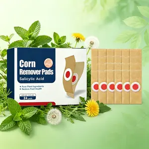 Corn & Callus Care Pads 24 Pads – Salicylic Acid Formula with Plant Ingredients – Softening Foot Patches for Daily Comfort
