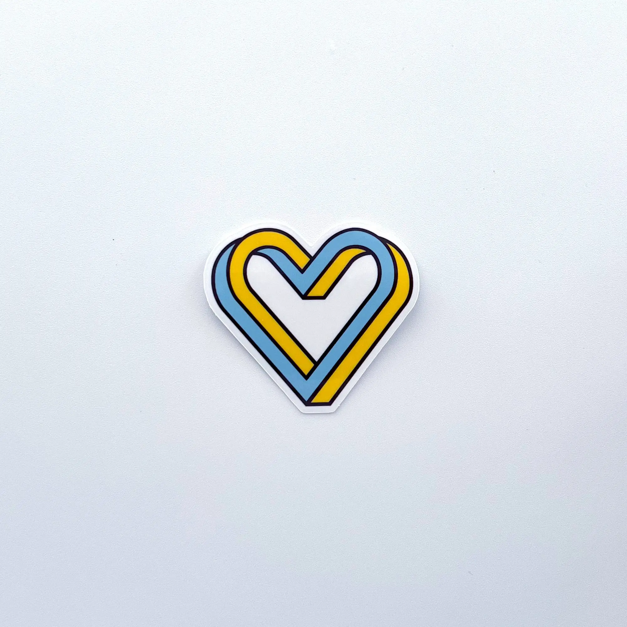 Heartbeat Clear Sticker