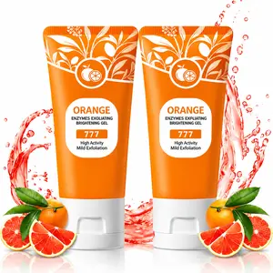 Fruit Enzyme Gentle Peeling Gel Exfoliant, Soft Facial & Body Dead Skin Remover, Smooths Rough Skin Evens Skin Appearance, Deep Cleansing Non-Irritating Exfoliating Gel for Normal Dry Sensitive All Skin Types Cleanser