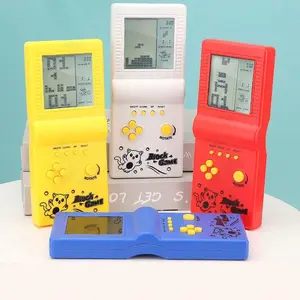 Handheld Brick Game Console, Large Screen Handheld Building Block Game, Built in Games Nostalgia Puzzle Game, Halloween, Christmas, and Thanksgiving , Easter gifts, Video Game Machine, Compact, Handheld Gaming Console