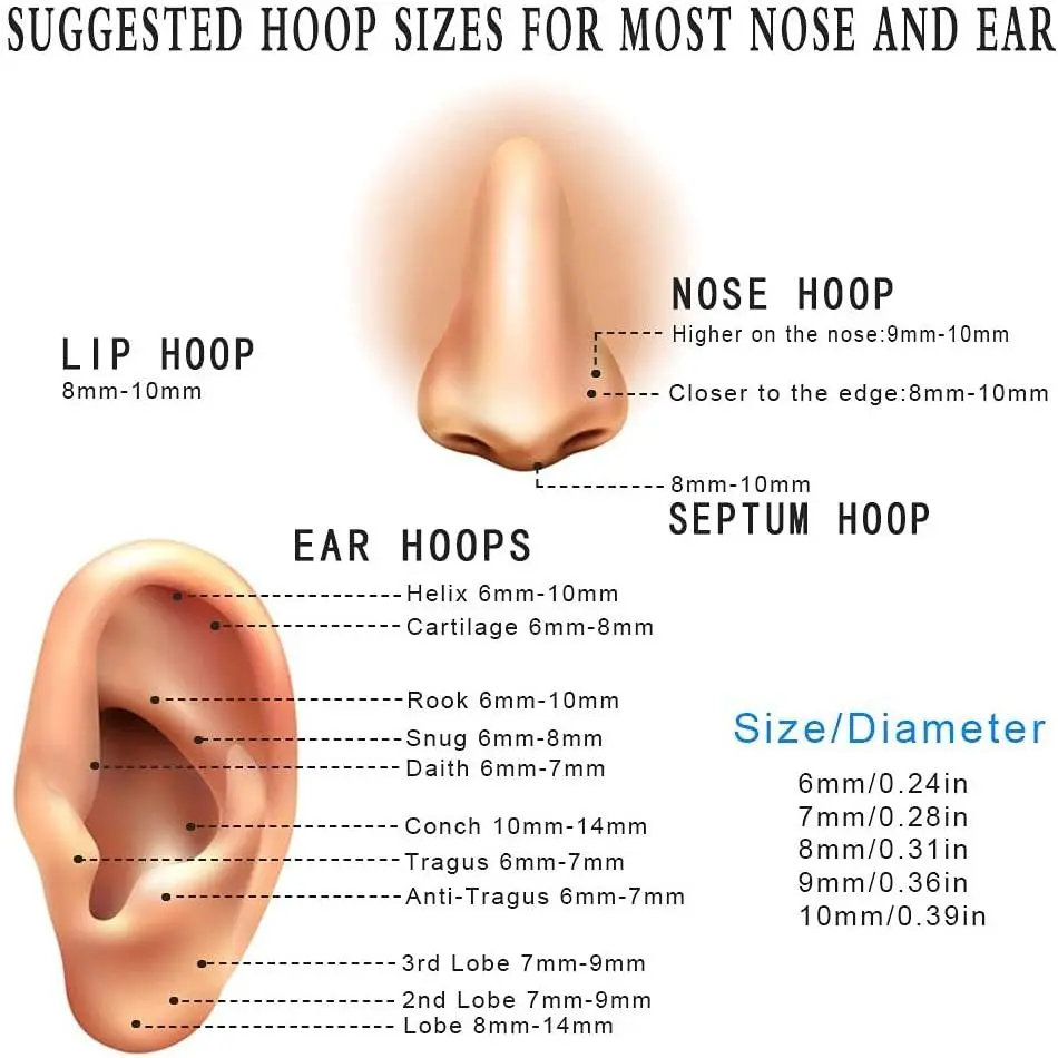 Small Unisex Cartilage Hoop Earrings,316L Surgical Stainess Steel Huggie Hoop Helix Lobes Hinged Sleeper Earrings for Men Women(7mm 8mm 9mm 10mm,Silver&Gold)