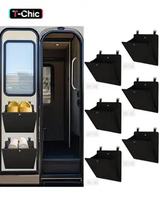 Wall Shoe Racks 2/4/6 Pack, Shoe Rack Set, RV Shoe Rack, Self-Adhesive RV Accessories for Inside Shoe Organizer, RV Storage and Organization, Space Saving Wall Mounted Shoe Rack with Deep Pocket fit 1 Pair Shoes