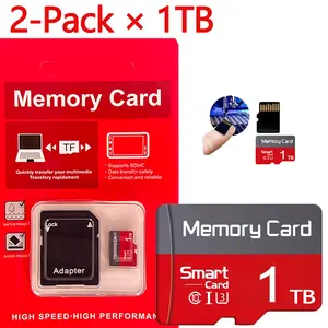 Micro SD card flash memory card - TF/SD micro tf memory card for tablets/cameras/phones, monitors, PCS, mobile and speaker devices - Safely store your files! Transfer Rapid Data Transfer Safety