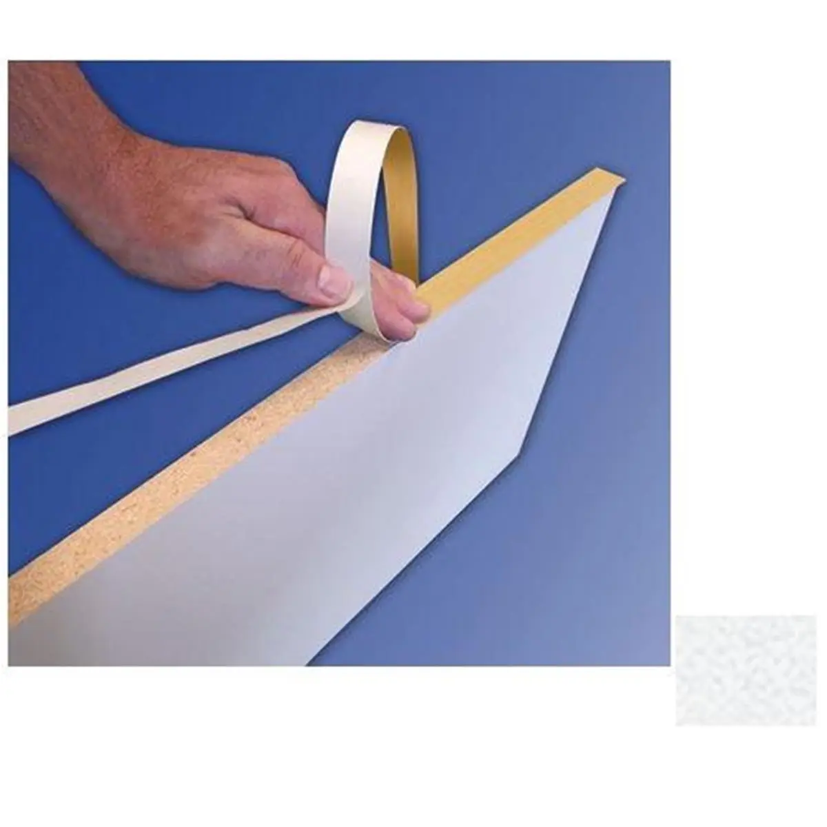 212 MAIN Peel and Stick Easy Apply Fast Edge PVC Finishing Strip, 0.94 In. x 50 Ft., 50Wh, White (Fastcap Fcfesp 1516)