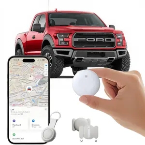 Portable Mini Magnetic Wireless GPS Tracker-Key Finder,Best Hidden Weatherproof Locator has Real-Time Monitor Minitracker Devices for Vehicles,No Monthly Fee,Works with Apple Find My (IOS Only) Smart Tracking Tag Waterproof Tracking