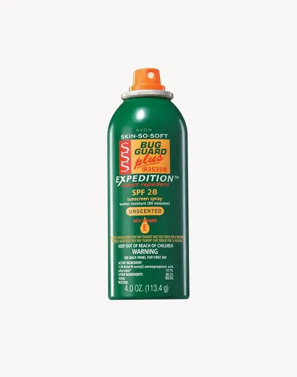 Skin So Soft Bug Guard Plus IR3535® Expedition™ Aerosol Spray SPF 28 Skin So Soft Bug Guard Plus IR3535® Expedition™ Aerosol Spray SPF 28