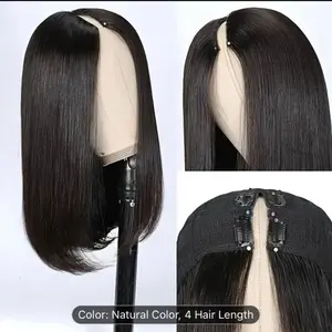 Bob Wigs for Women Straight Short Human Hair Wigs No Glue