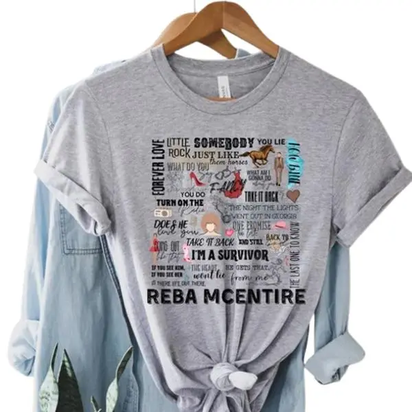 Reba Mcentire Tshirt For Country Music Fans Tshirt Classic Cotton Top Hoodie