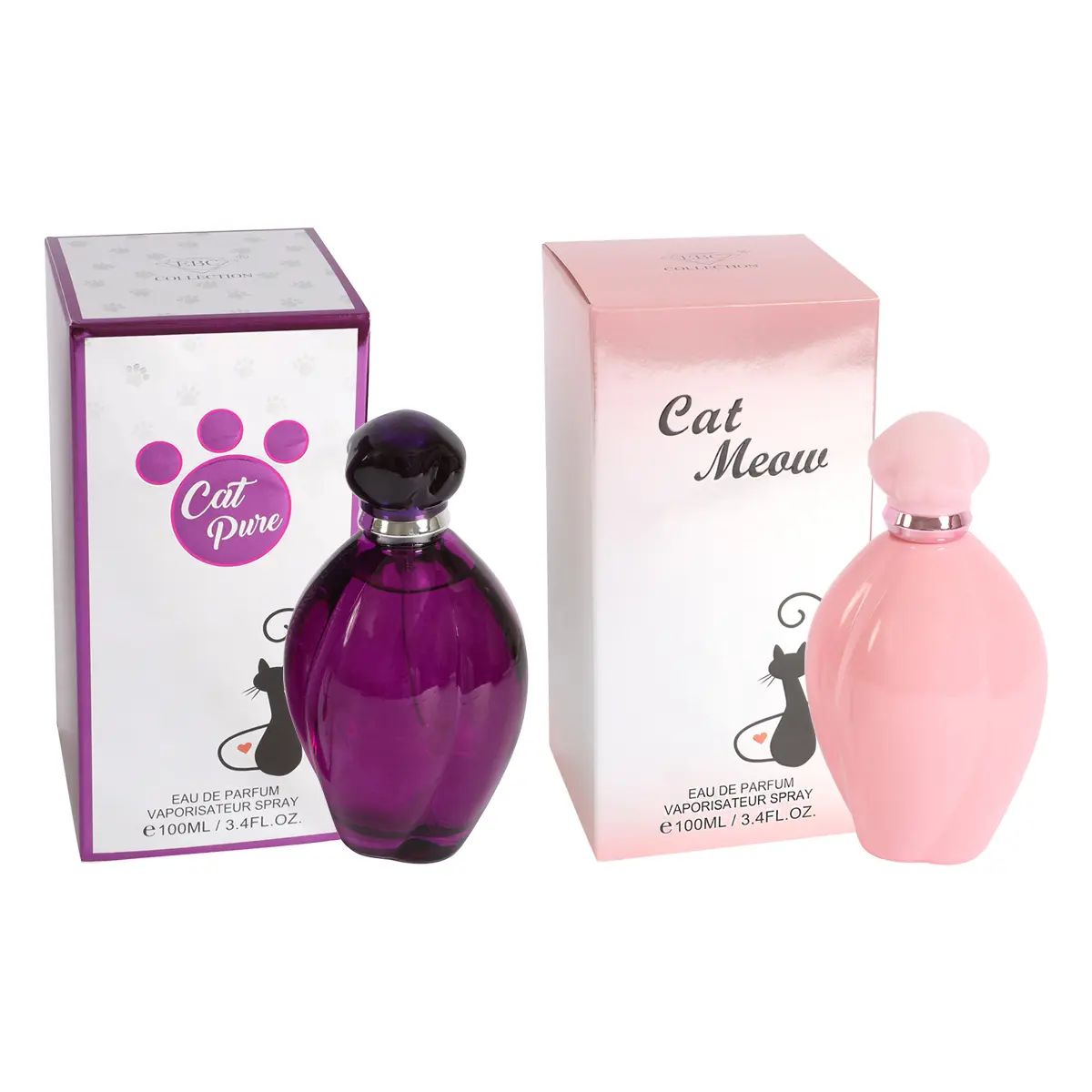 EBC Bundle of Cat Pure and Cat Meow Eau De Parfum Vaporisateur Spray 100Ml/3.4fl.oz. EBC Bundle of Cat Pure and Cat Meow Eau De Parfum Vaporisateur Spray 100Ml/3.4fl.oz.