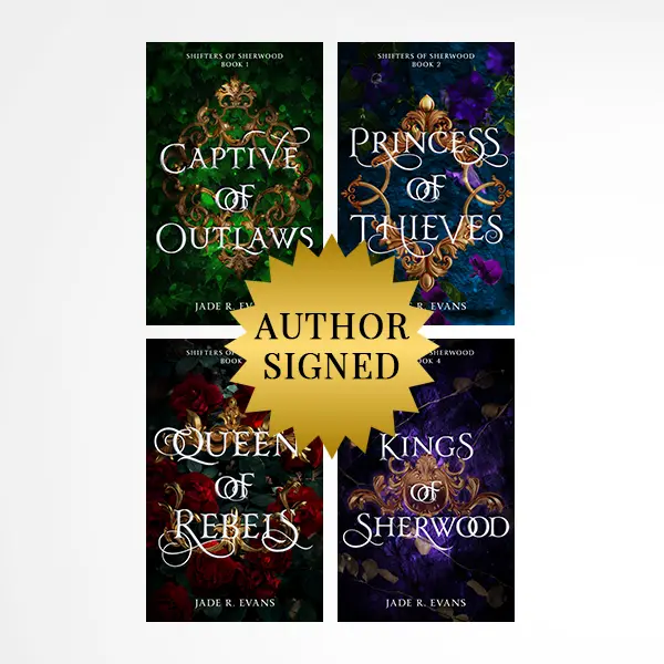 Shifters of Sherwood COMPLETE SERIES Signed by author with exclusive character art print