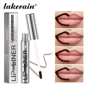 Long-lasting Peel Off Lip Liner, 1 Count/4 Counts Highly Pigmented Matte Finish Lip Stain, Natural Look Lip Makeup Products for Women, Cosmetic