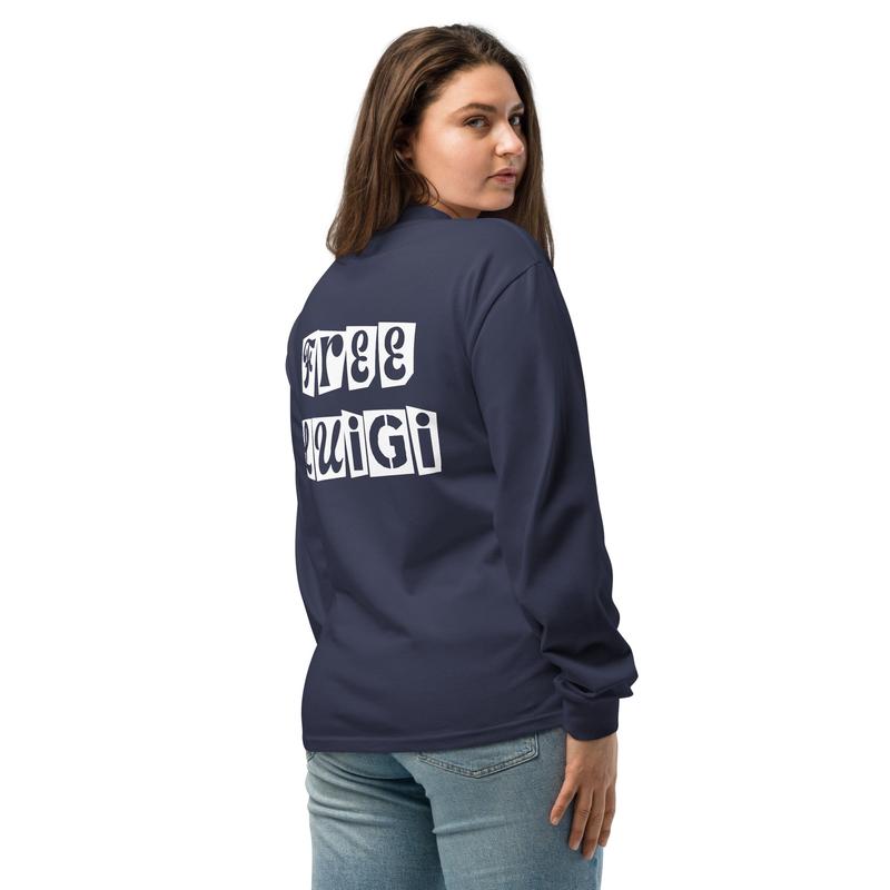 Free Luigi - Premium Long Sleeve Cotton Tee (Unisex)