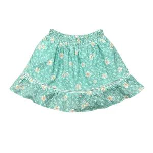 Smocked Eyelet Skirt