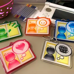 Tomodachi Life Keychain, Frutiger Aero Keychain, Aero Keychain, Y2K Retro Tech Aesthetic, Cute Bag Charm, 2000s Nostalgia Gift