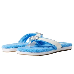 Jack Rogers Rosie Comfort Flip-FIop Blue / White / Silver  124211FF01-412 Women's