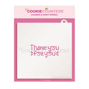 Thank You for You Stencil