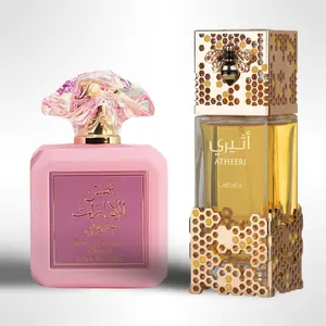 Lattafa Atheeri + Pink Blush Shams Al Emarat Khususi Eau De Parfum Spray 100ML (3.4 OZ)