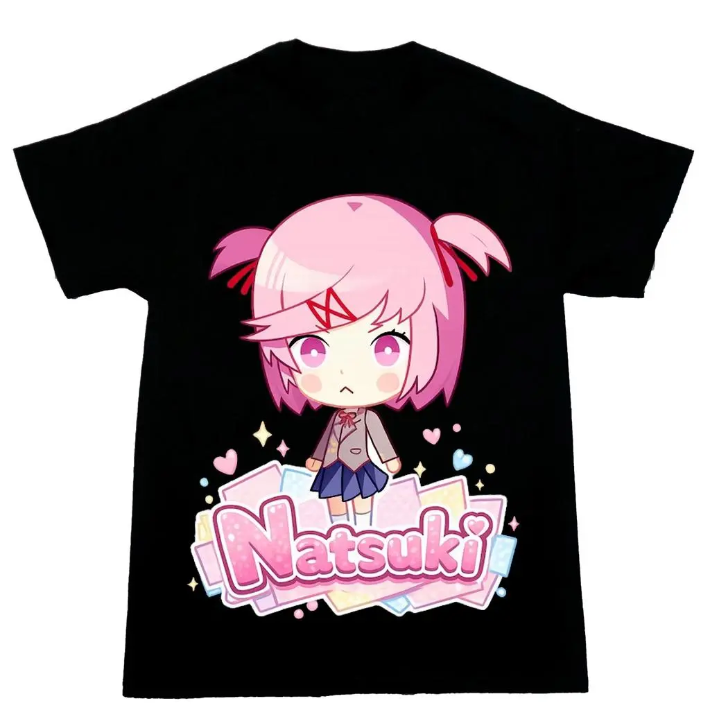 Doki Doki Literature Club Vintage Bootleg Graphic Tee Monika Fan Collection HY6210