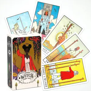 Modern Witch Tarot Cards Set of 78 with Symbols and Imagery, Perfect for Festive Gatheries, Casual Gatherings & Party Games, Ideal for Magic and Divination