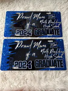 Graduation License Plate – Personalized Senior Car Tag – Graduation Keepsake